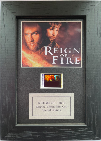 Hand crafted gift featuring original Mini 35mm film cells for REIGN OF FIRE fans