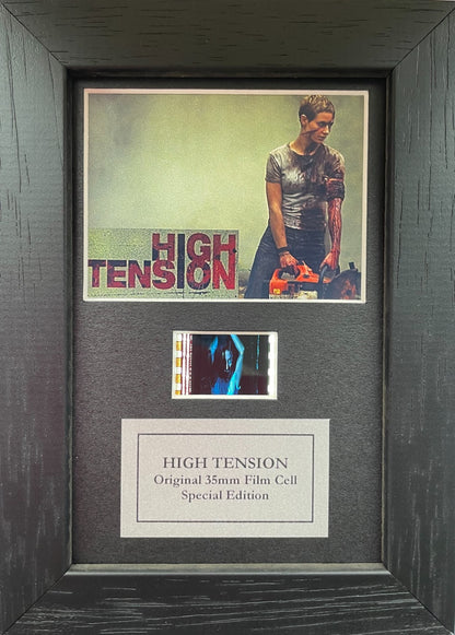 Hand crafted display featuring original Mini 35mm cells for HIGH TENSION fans