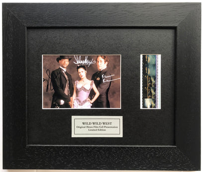Hand crafted display featuring original film cells for a WILD, WILD WEST fan vSR