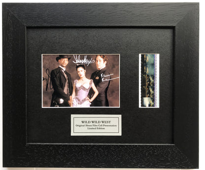 Hand crafted display featuring original film cells for a WILD, WILD WEST fan vSR