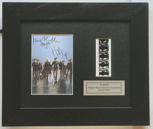 Handmade display featuring original 35mm film cells for an X-MEN fan + COA vSR