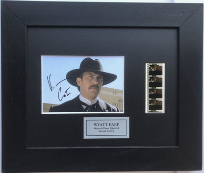 Handmade display featuring original 35mm film cells for Wyatt Earp fans vSR