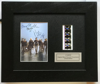 Handmade display featuring original 35mm film cells for an X-MEN fan + COA vSR