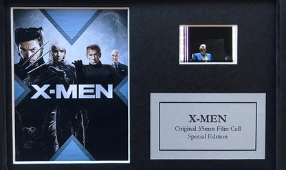 Handmade display featuring original Mini 35mm film cells for an X-Men fan
