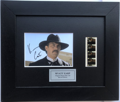 Handmade display featuring original 35mm film cells for Wyatt Earp fans vSR