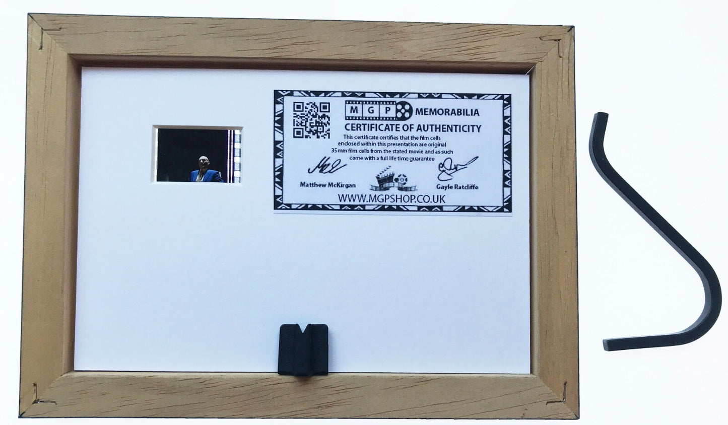 Handmade display featuring original Mini 35mm film cells for an X-Men fan