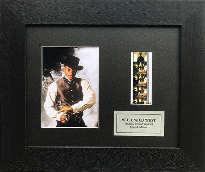 Hand crafted display featuring original film cells for a WILD, WILD WEST fan v1