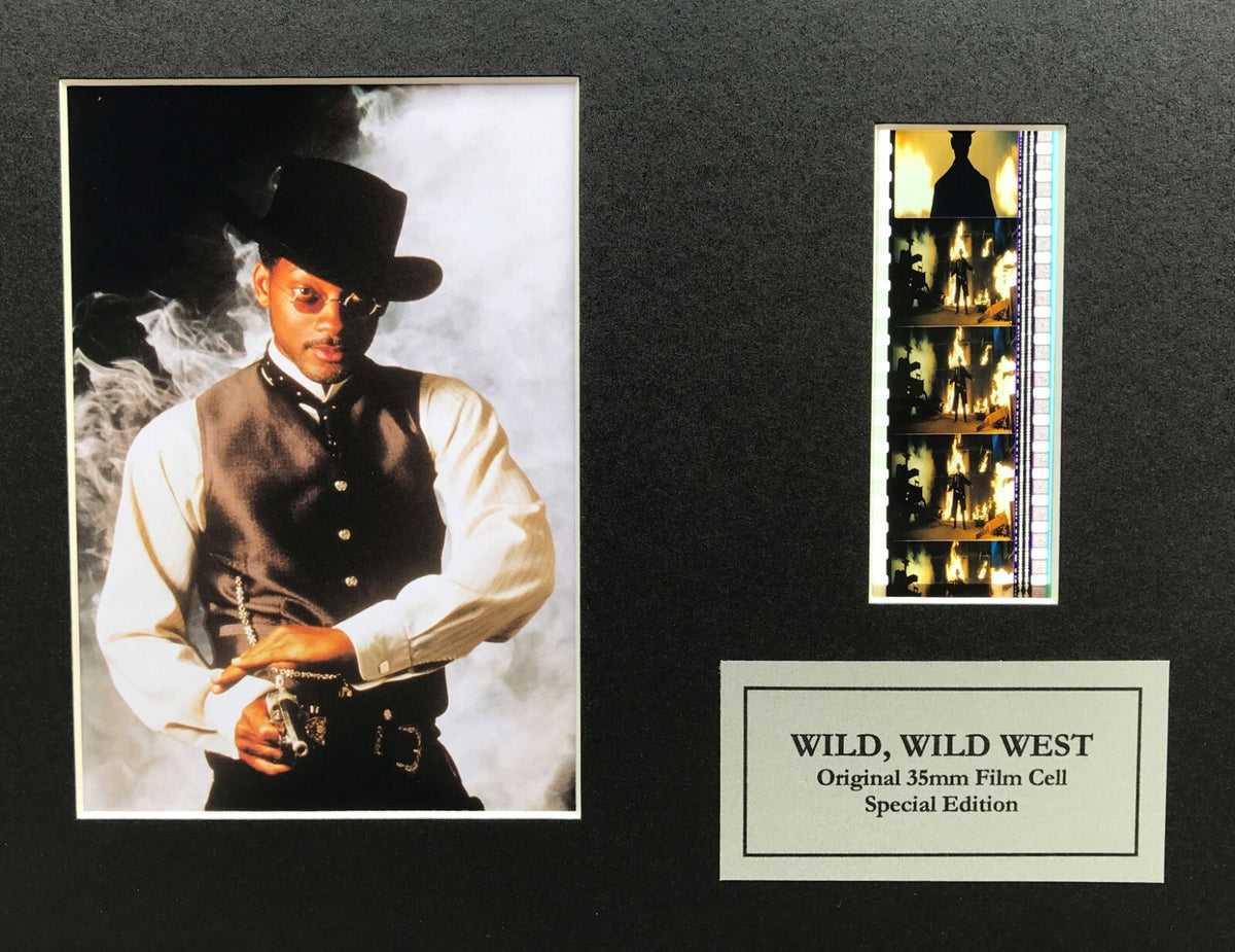 Hand crafted display featuring original film cells for a WILD, WILD WEST fan v1