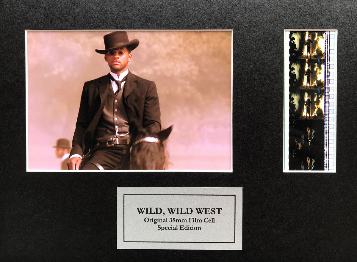 Hand crafted display featuring original film cells for a WILD, WILD WEST fan v2
