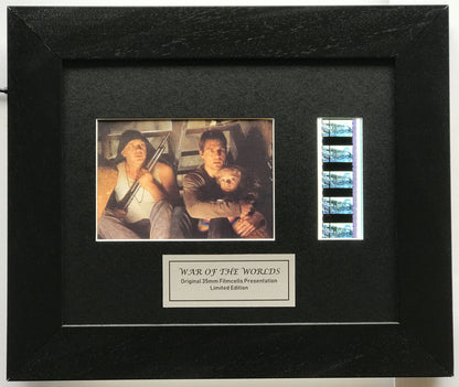 Hand crafted display inc original 35mm film cells for War of The Worlds fans v1
