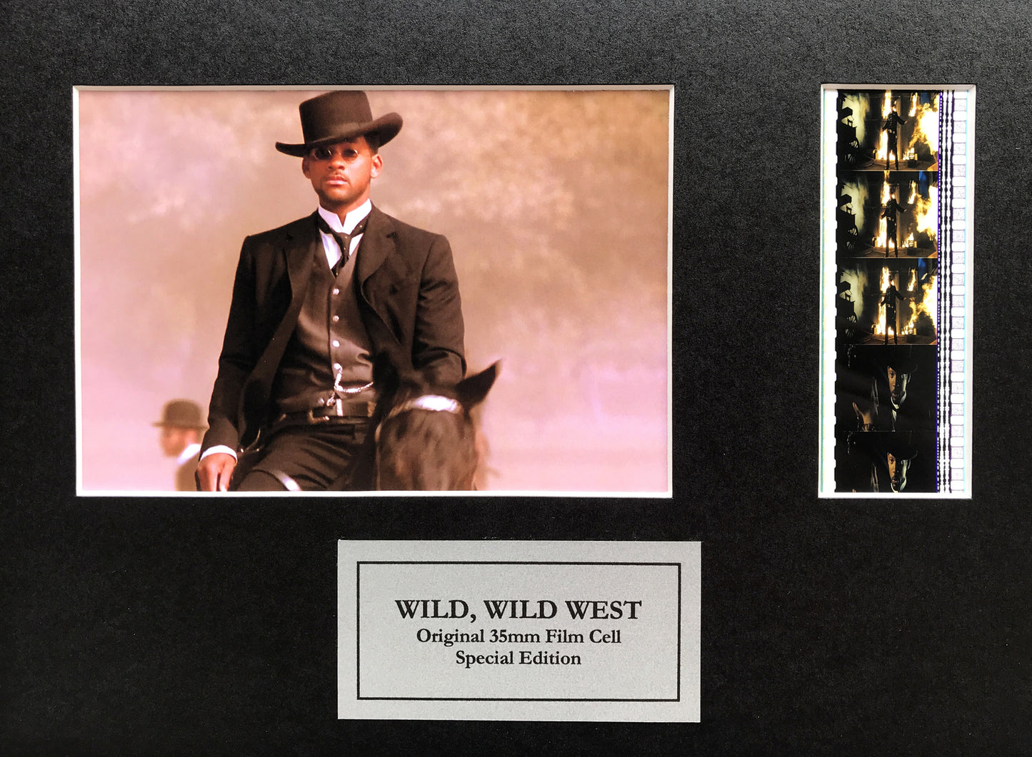 Hand crafted display featuring original film cells for a WILD, WILD WEST fan v2