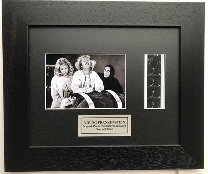 YOUNG FRANKENSTEIN Original 35mm Film Cells set in Quality Wood Frame + COA v1