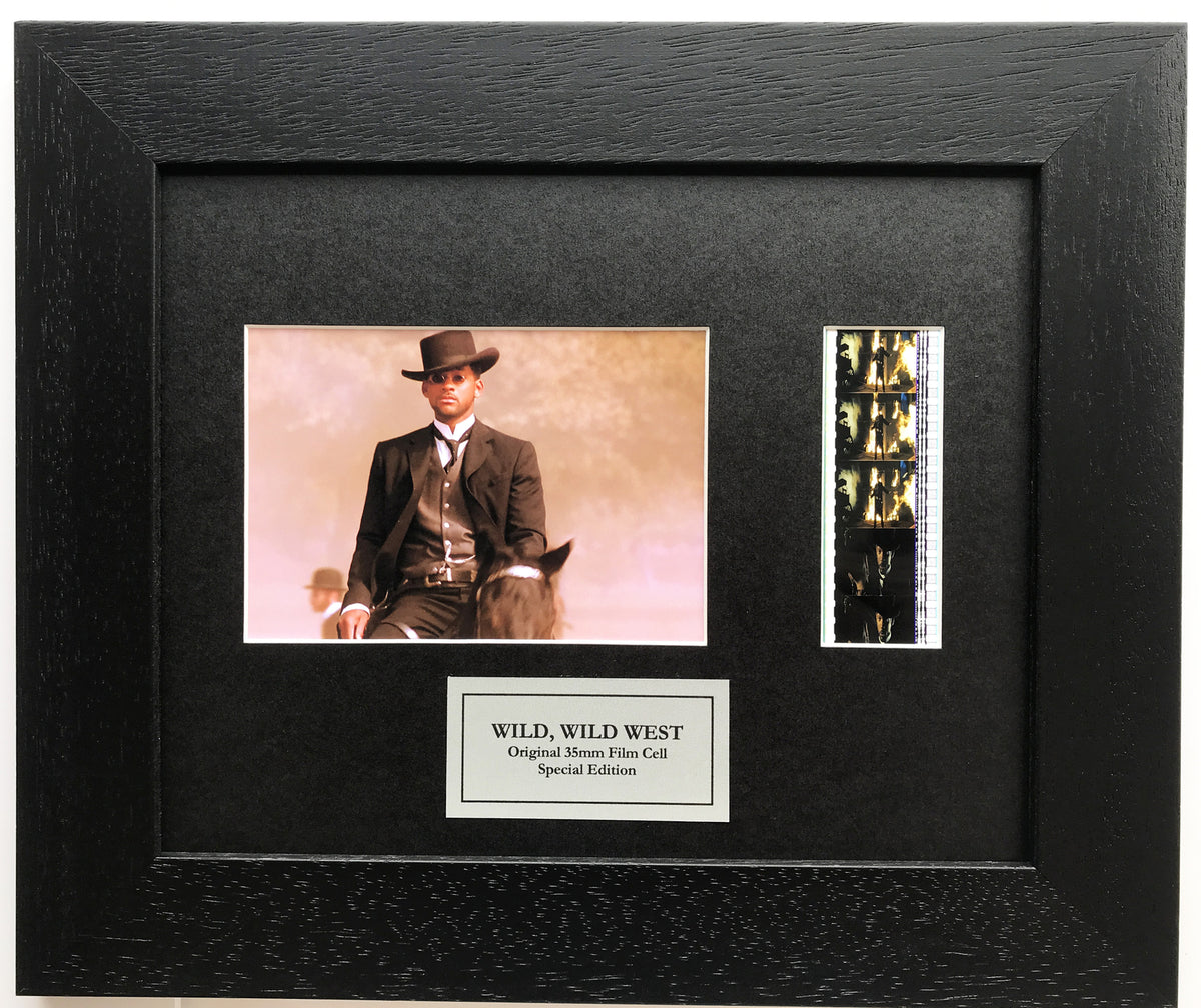 Hand crafted display featuring original film cells for a WILD, WILD WEST fan v2