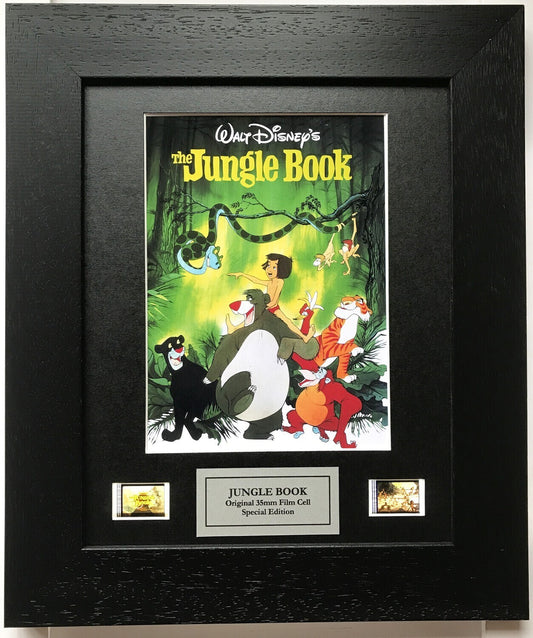 Handmade gift inc original 35mm film cells for Walt Disney's JUNGLE BOOK fans v2