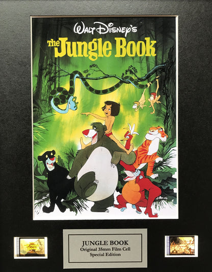 Handmade gift inc original 35mm film cells for Walt Disney's JUNGLE BOOK fans v2