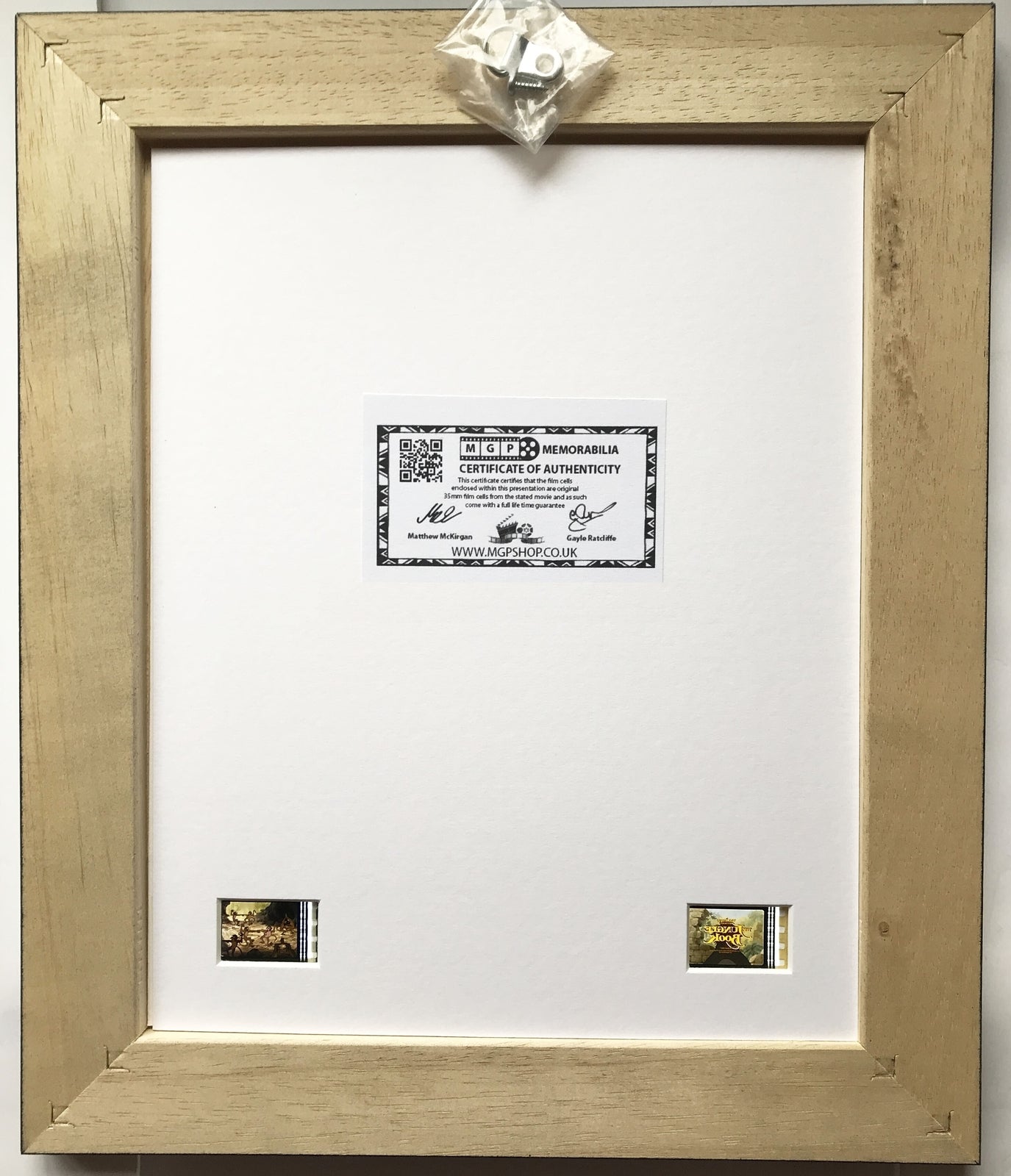 Handmade gift inc original 35mm film cells for Walt Disney's JUNGLE BOOK fans v2