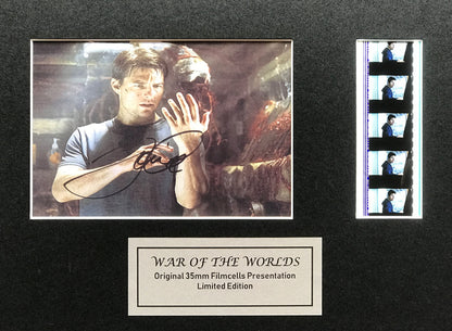 Hand crafted display inc original 35mm film cells for War of The Worlds fans vSR