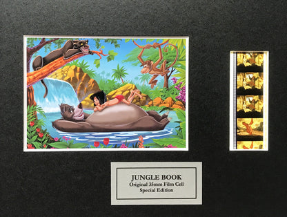 JUNGLE BOOK Original 35mm Film Cells set within Quality Wood Frame + COA v1
