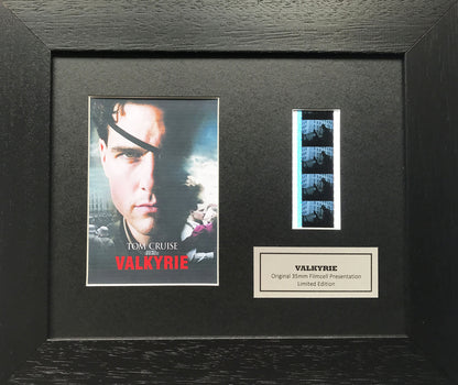Hand crafted display featuring original 35mm film cells for VALKYRIE fans