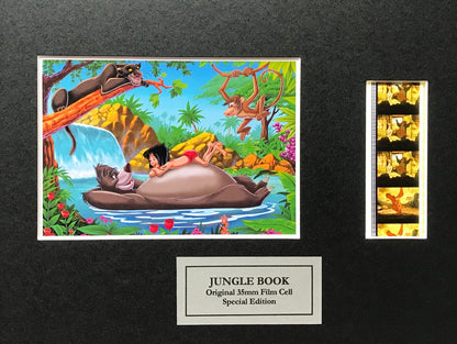 JUNGLE BOOK Original 35mm Film Cells set within Quality Wood Frame + COA v1