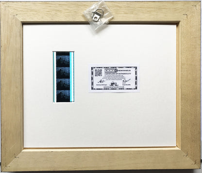 Hand crafted display featuring original 35mm film cells for VALKYRIE fans