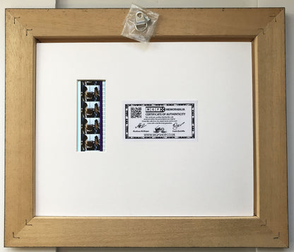 Hand Crafted display featuring original 35mm filmcells for TWO WEEKS NOTICE fans