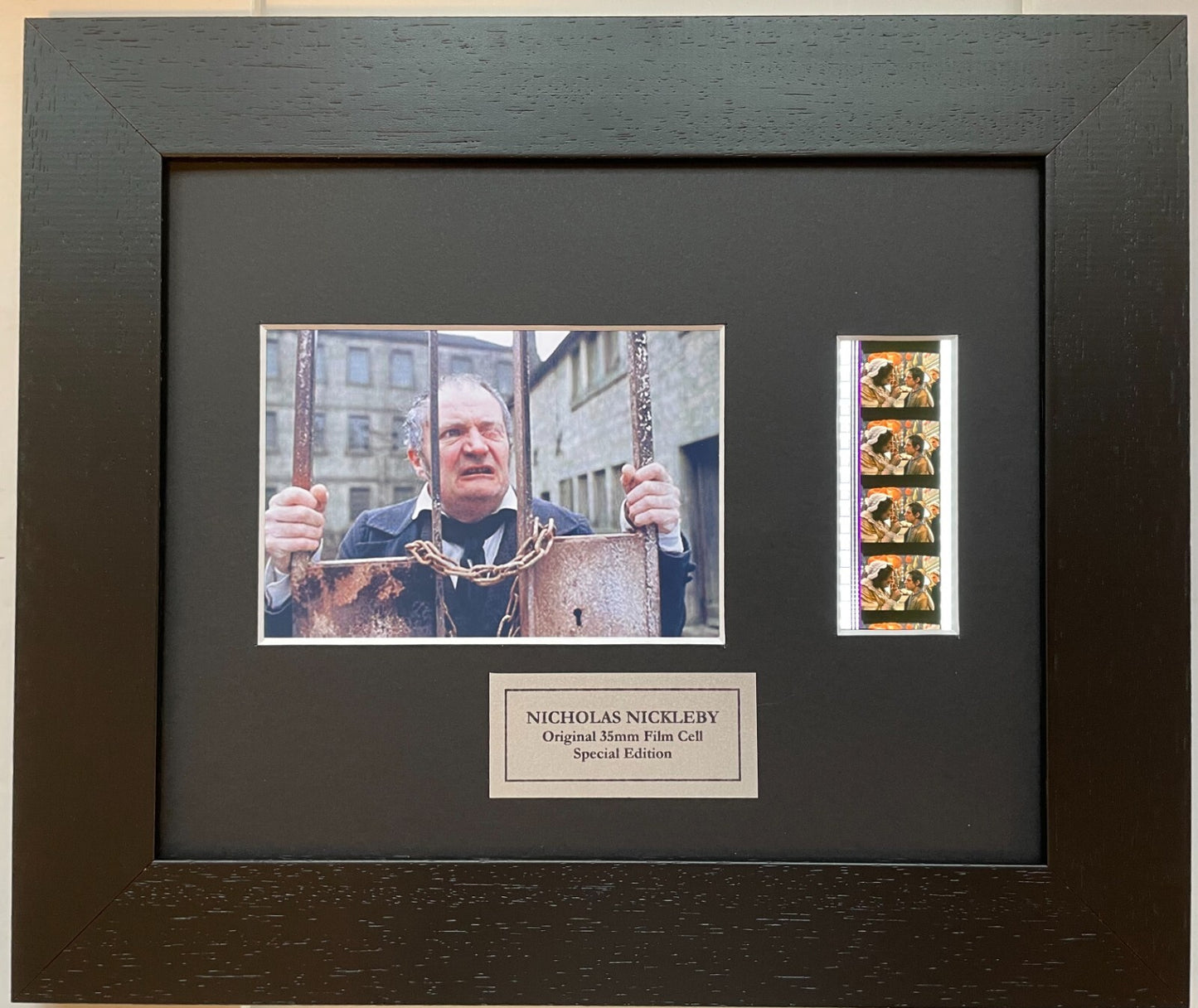 Hand crafted display featuring original filmcells for a NICHOLAS NICKLEBY fan v2
