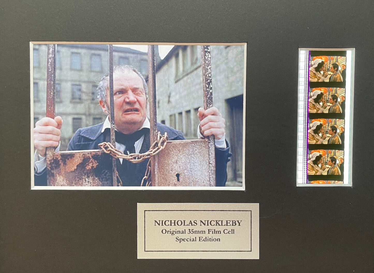Hand crafted display featuring original filmcells for a NICHOLAS NICKLEBY fan v2