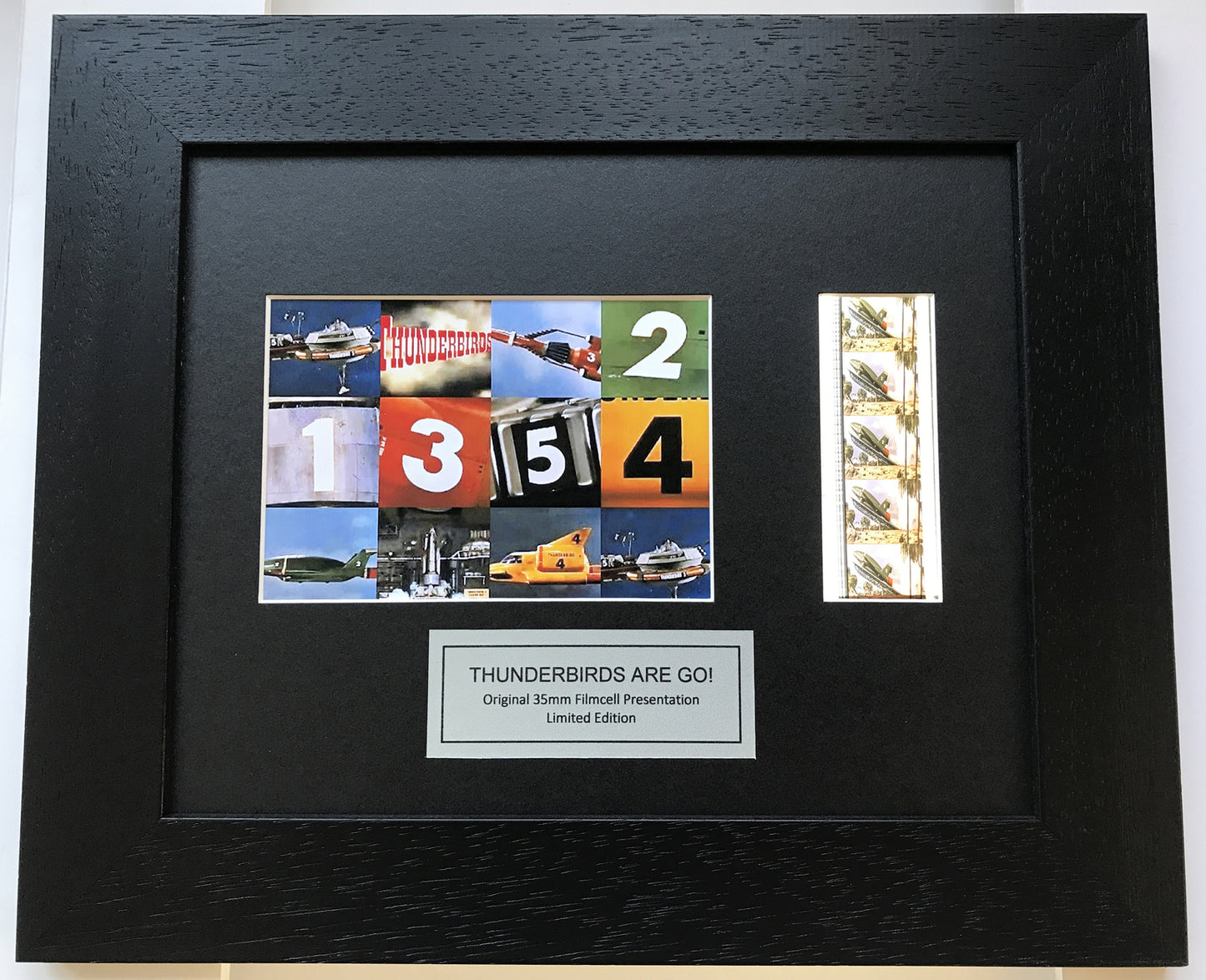 THUNDERBIRDS ARE GO Original 35mm Film Cells set within Quality Wood Frame + COA