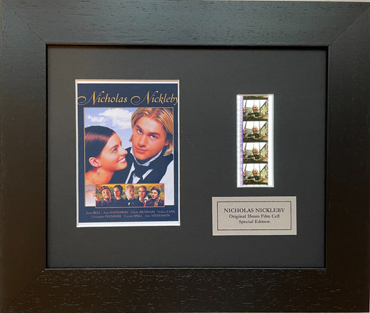 Hand crafted display featuring original filmcells for a NICHOLAS NICKLEBY fan v1