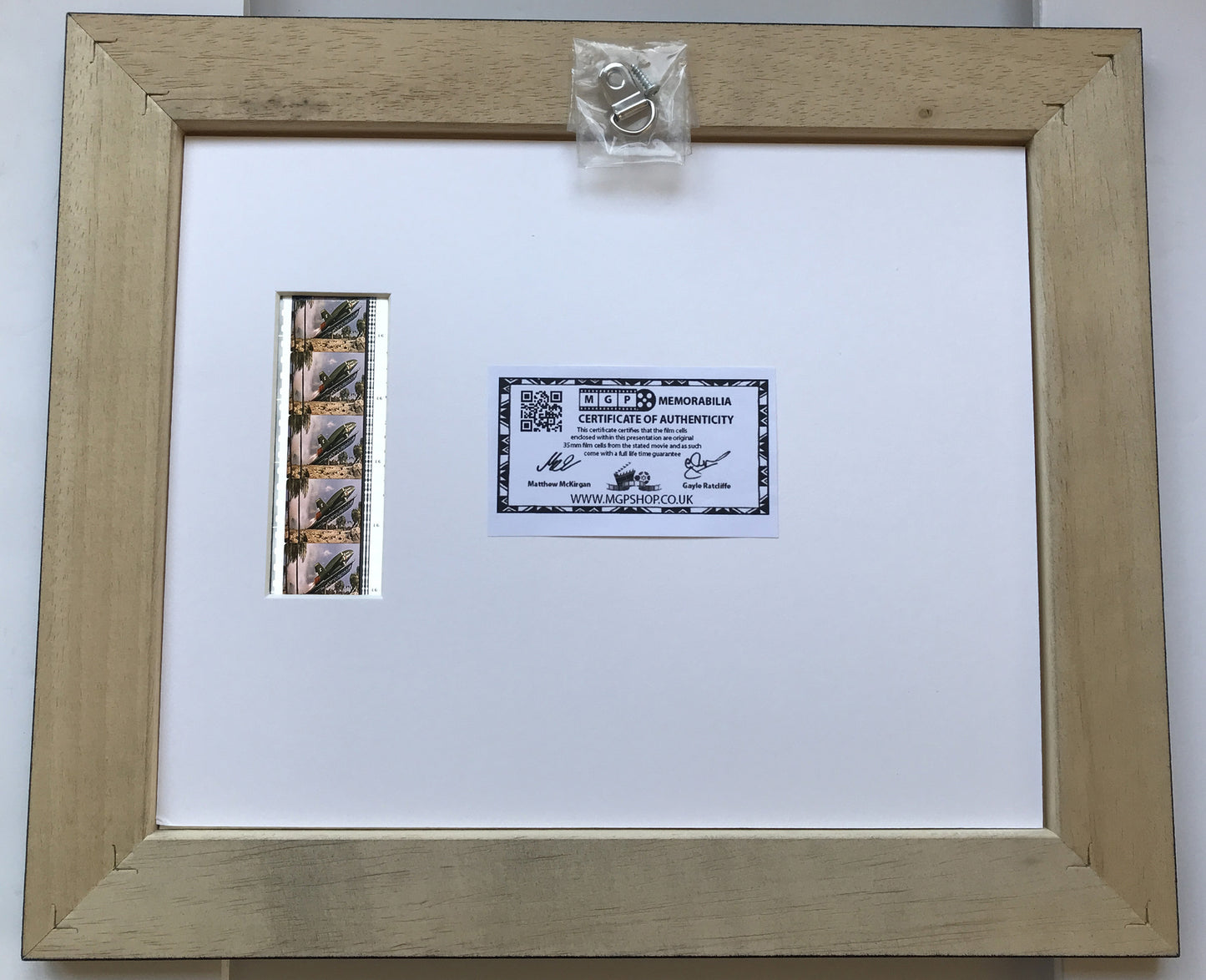 THUNDERBIRDS ARE GO Original 35mm Film Cells set within Quality Wood Frame + COA