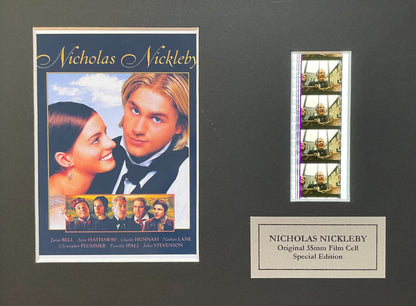Hand crafted display featuring original filmcells for a NICHOLAS NICKLEBY fan v1