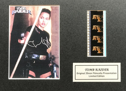 Hand crafted display inc original 35mm film cells for ANGELINA JOLIE fans vSR