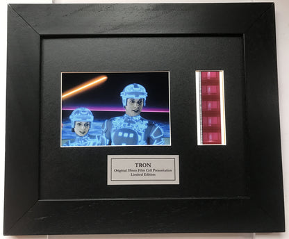 TRON of 1982 Original 35mm Film Cells set within Quality Wood Frame + COA v1