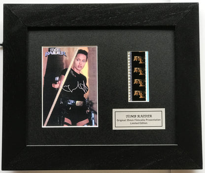 Hand crafted display inc original 35mm film cells for ANGELINA JOLIE fans vSR