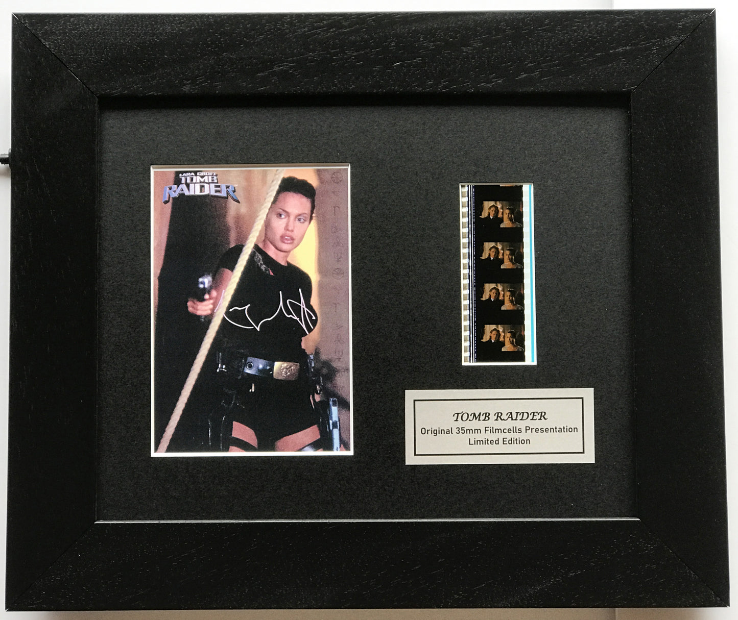 Hand crafted display inc original 35mm film cells for ANGELINA JOLIE fans vSR
