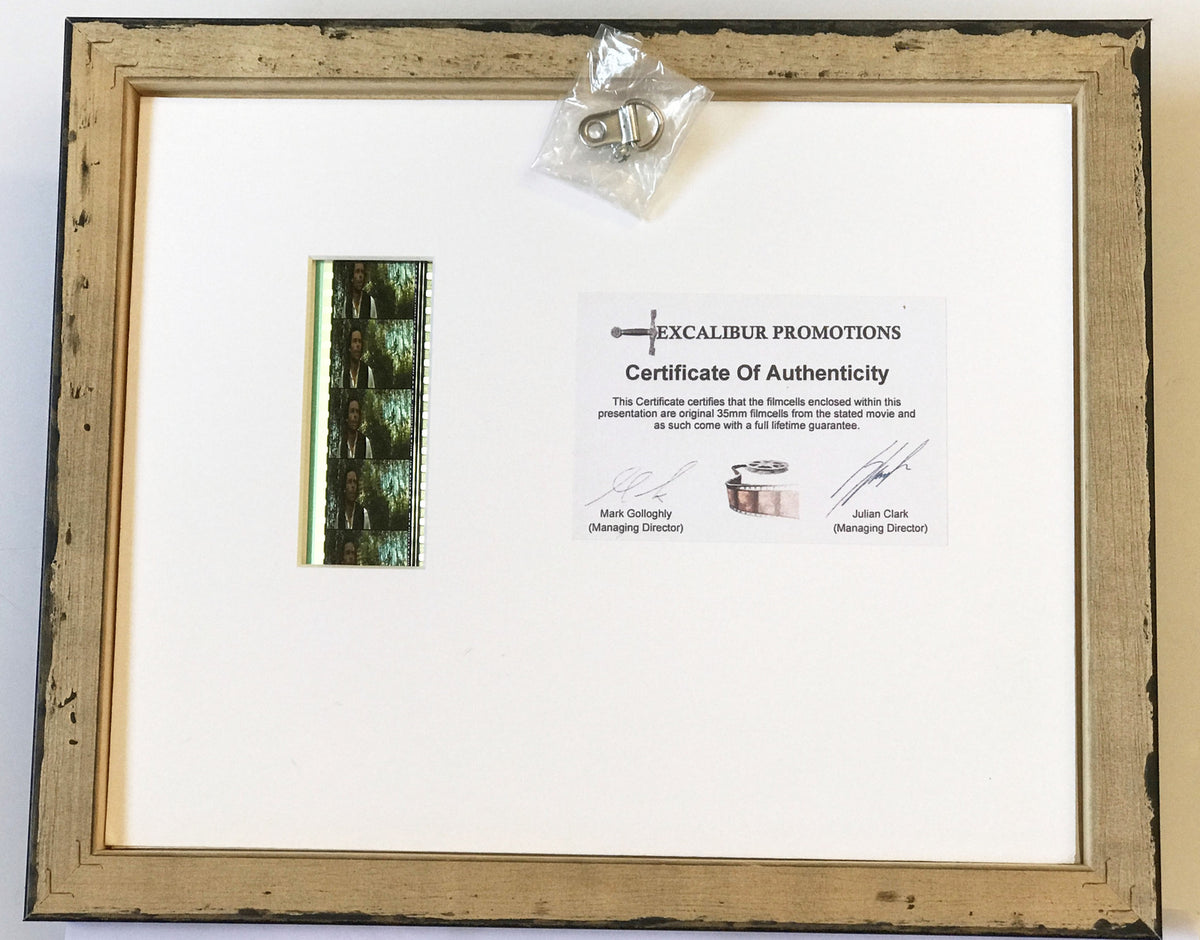 Hand crafted display featuring original 35mm film cells for The Time Machine fans + COA v1