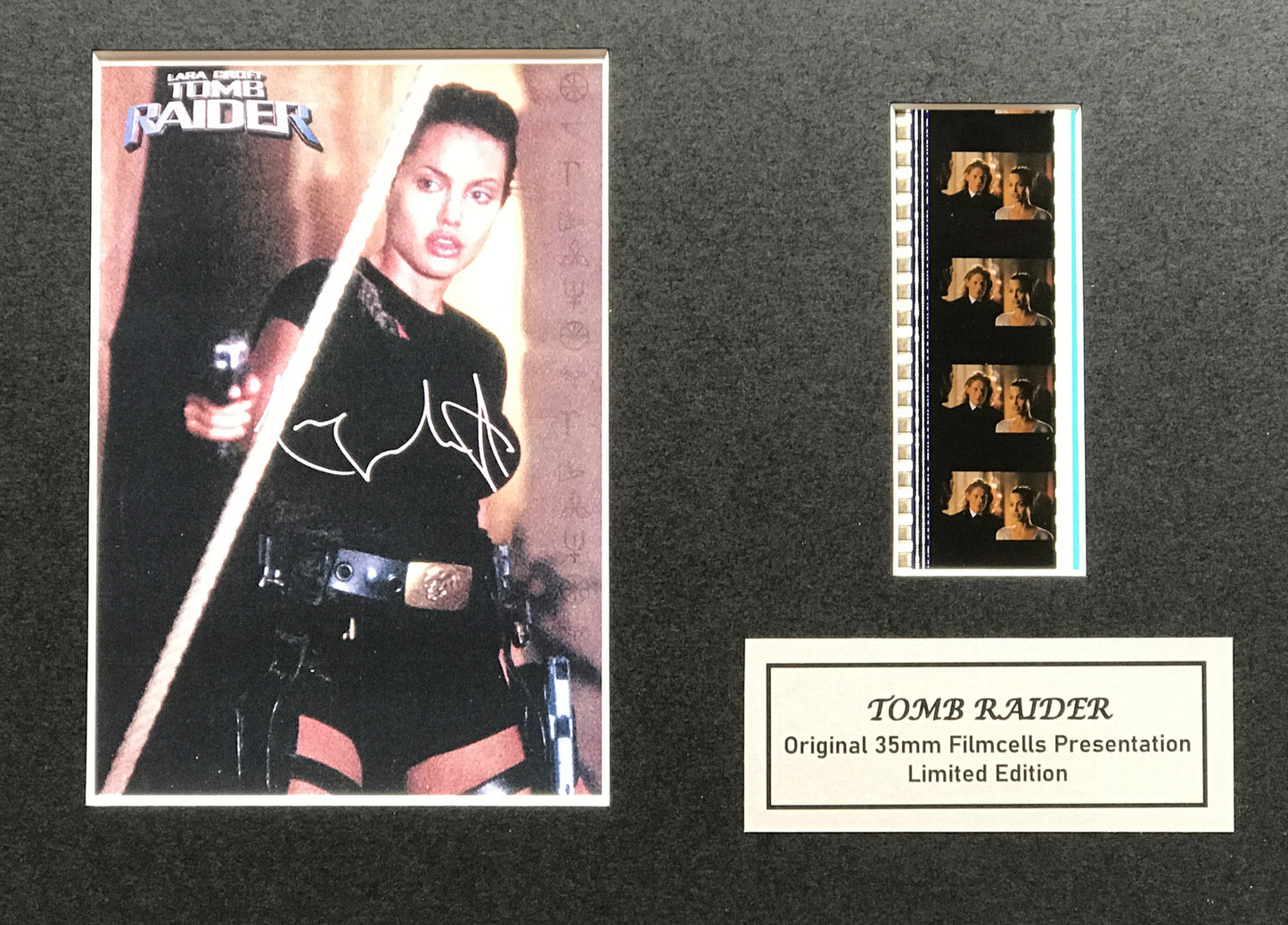 Hand crafted display inc original 35mm film cells for ANGELINA JOLIE fans vSR