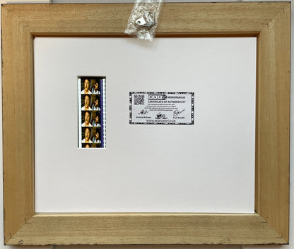 Handmade display featuring original 35mm filmcells for GUNSLINGER'S REVENGE fans