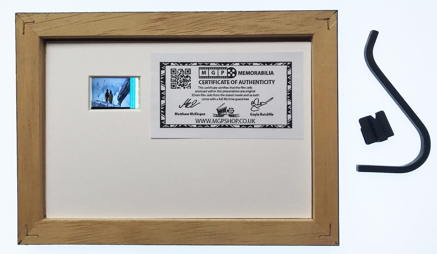 THE THING 1982 Handcrafted display featuring original Mini 35mm filmcell + COA