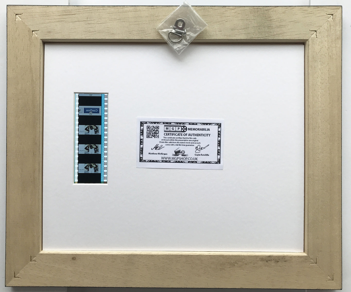 Hand crafted display featuring original film cells for THE SOCIAL NETWORK fans