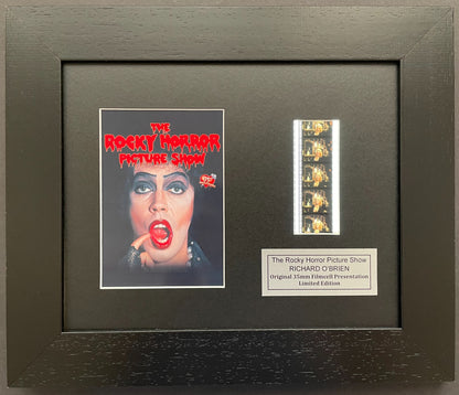 Handmade gift featuring original 35mm film cells for The Rocky Horror Show fans