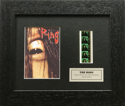 Hand crafted display featuring original 35mm filmcells for THE RING 2002 fans v2