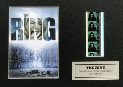 Hand Crafted display featuring original 35mm film cells for THE RING fans v3