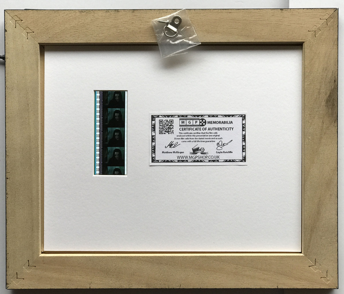 Hand Crafted display featuring original 35mm film cells for THE RING fans v3