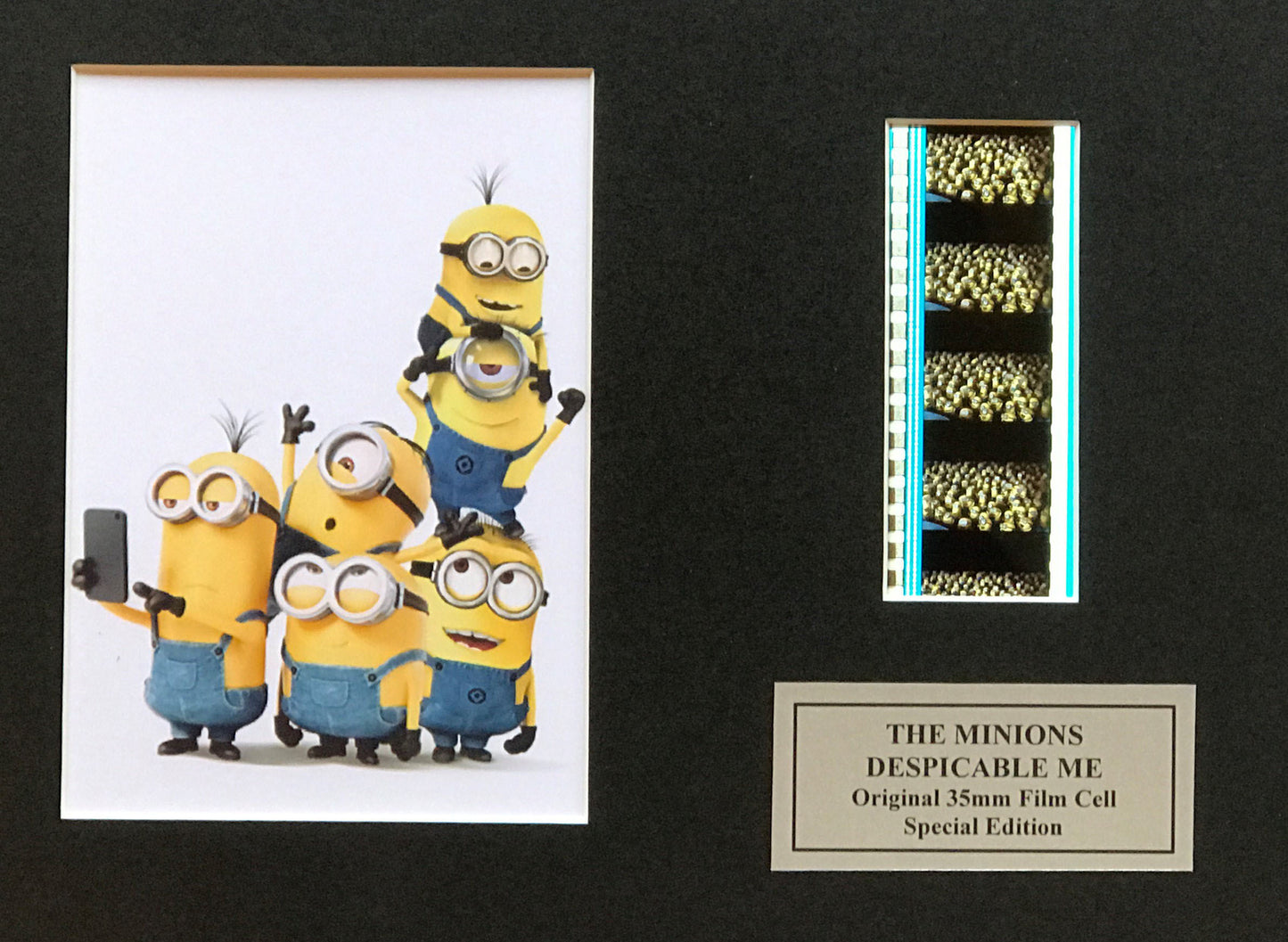Handmade display inc original 35mm film cells for DESPICABLE ME (Minions) fans
