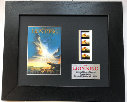 THE LION KING Original 35mm Film Cells set within Quality Wood Frame + COA v2