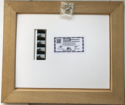 Handmade display featuring original 35mm film cells for a THE LION KING fan v1