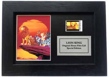 THE LION KING Original Mini 35mm Film Cells set within Quality Wood Frame + COA