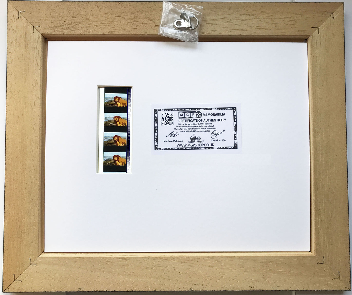 THE LION KING Original 35mm Film Cells set within Quality Wood Frame + COA v2